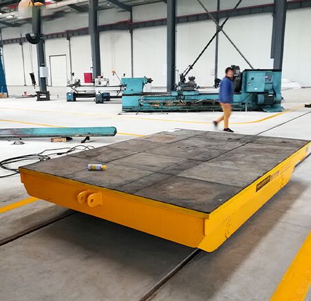 Factory Supply Manual Power Transfer Trolley for Heavy Material