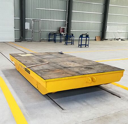 Factory Supply Manual Power Transfer Trolley for Heavy Material